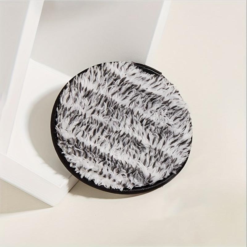 Reusable Makeup Remover Pads Double Sided Stripes Deep Skin Care Makeup Pad