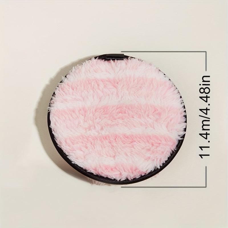 Reusable Makeup Remover Pads Double Sided Stripes Deep Skin Care Makeup Pad