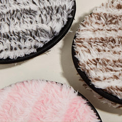 Reusable Makeup Remover Pads Double Sided Stripes Deep Skin Care Makeup Pad