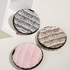 Reusable Makeup Remover Pads Double Sided Stripes Deep Skin Care Makeup Pad