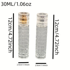30ml Clear Glass Perfume Spray Bottle Refillable Atomizer for Beauty Products