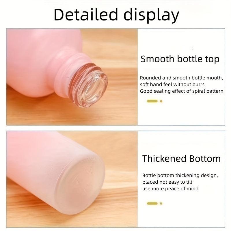 Frosted Glass Dropper Bottle Gradient Pink Essential Dropper Vials