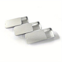 Set of 3 Metal Candy Boxes for Small Items Storage & Travel - Halloween Supplies