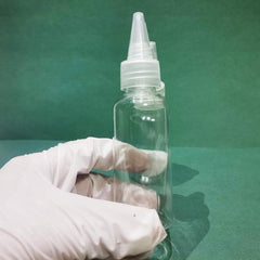 2pcs Squeeze Bottles 30ml & 50ml Twist Cap for Oils Crafts Art Glue Ink