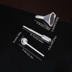 3pcs Perfume Refill Tool Kit Funnel Squeeze Dropper Pump Head