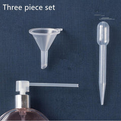 3pcs Perfume Refill Tool Kit Funnel Squeeze Dropper Pump Head