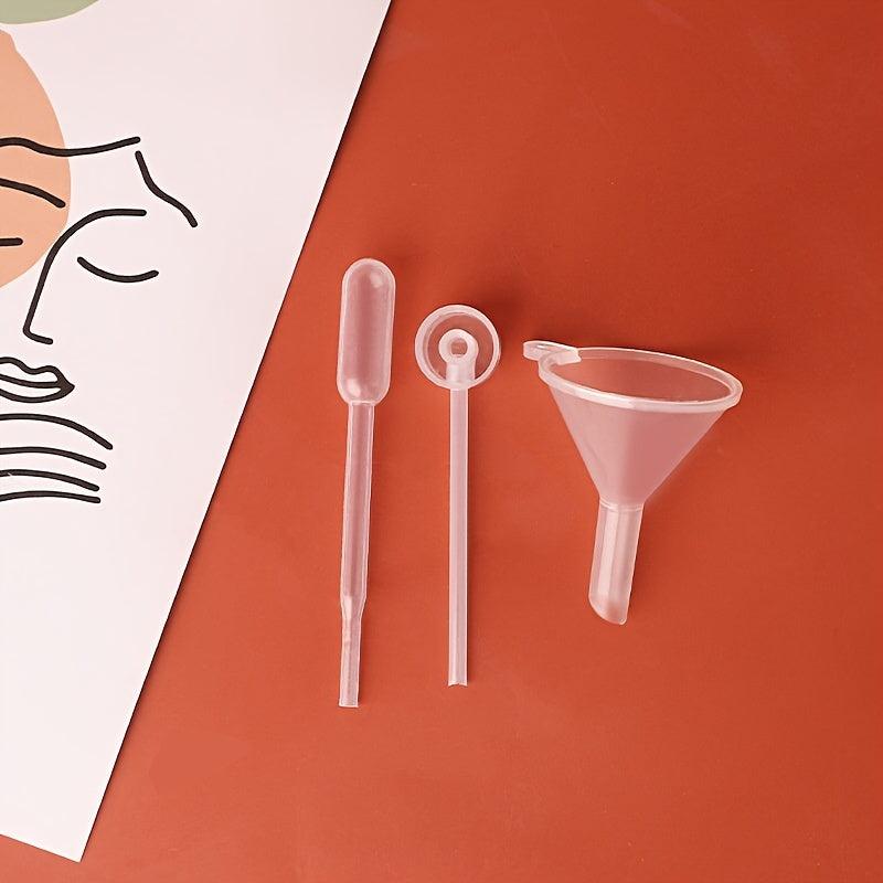 3pcs Perfume Refill Tool Kit Funnel Squeeze Dropper Pump Head