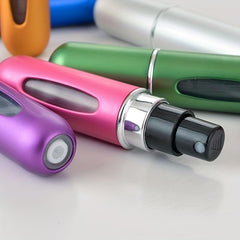 4pcs Refillable Perfume Bottle 5ml Capacity Eco Friendly Travel Scent Pump