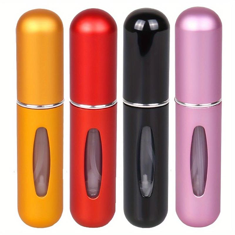 4pcs Refillable Perfume Bottle 5ml Capacity Eco Friendly Travel Scent Pump