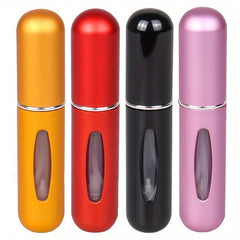 4pcs Refillable Perfume Bottle 5ml Capacity Eco Friendly Travel Scent Pump