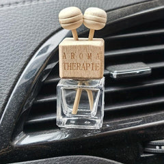Heart Shape Car Aromatherapy Bottle 6ML Square Glass Perfume Bottle for Car