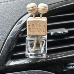 Heart Shape Car Aromatherapy Bottle 6ML Square Glass Perfume Bottle for Car