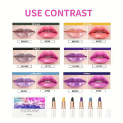 6-Pack Temperature Changing Lip Balm Set