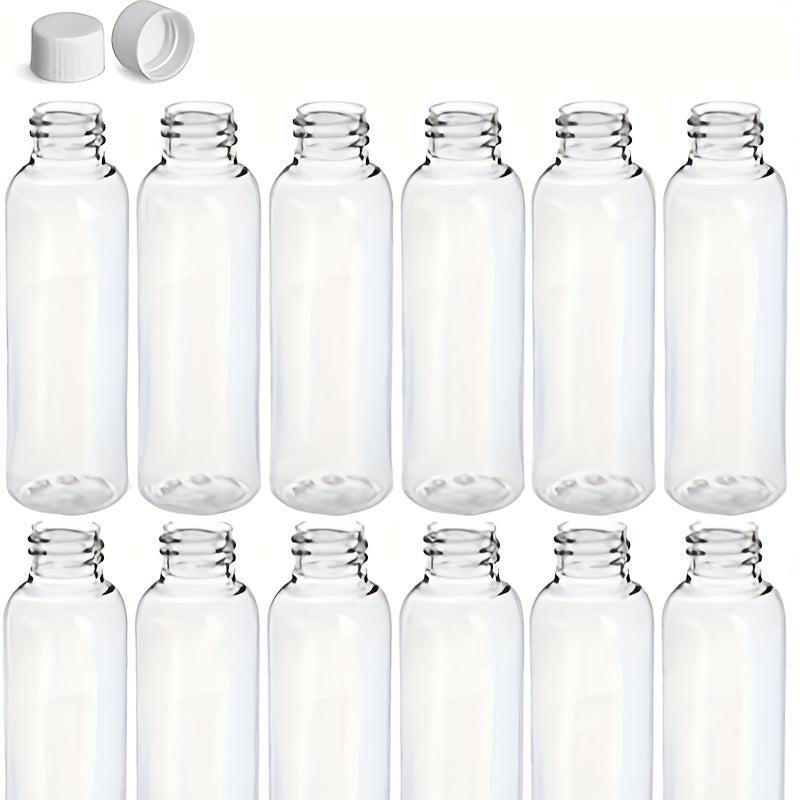 2Oz 60ml PET Round Bottle Travel Refillable Bottles With Twist Caps