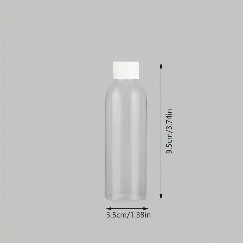 2Oz 60ml PET Round Bottle Travel Refillable Bottles With Twist Caps