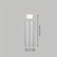 2Oz 60ml PET Round Bottle Travel Refillable Bottles With Twist Caps