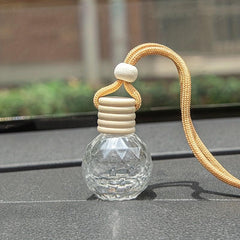 Car Air Freshener Perfume Bottle Empty Hanging Car Diffuser Bottle