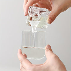 6Pcs Small Funnel Mini Funnel Clear Plastic Funnels Essential Oils Perfumes