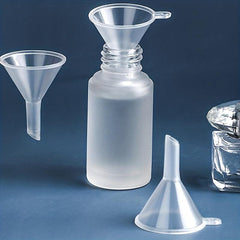 6Pcs Small Funnel Mini Funnel Clear Plastic Funnels Essential Oils Perfumes