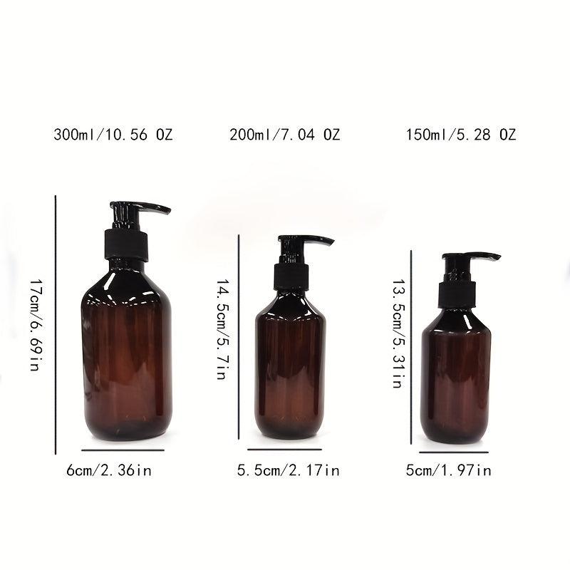 Portable Pump Bottles 300ml 200ml for Shampoo Lotion