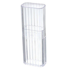 Travel Makeup Swabs Organizer Box Clear Container Home Swab Case