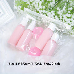 8Pcs Travel Bottle Set Leak Proof Refillable Toiletry Container