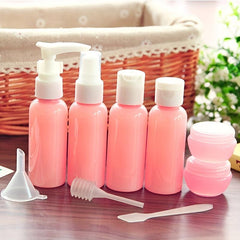 8Pcs Travel Bottle Set Leak Proof Refillable Toiletry Container