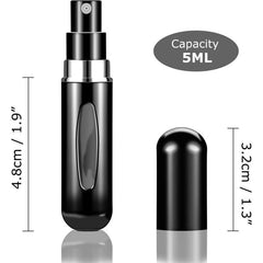 10PCS 5ml Perfume Atomizer Mini Aluminum Spray Bottle