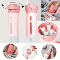 4-In-1 Travel Dispenser Lotion Shampoo Gel Set