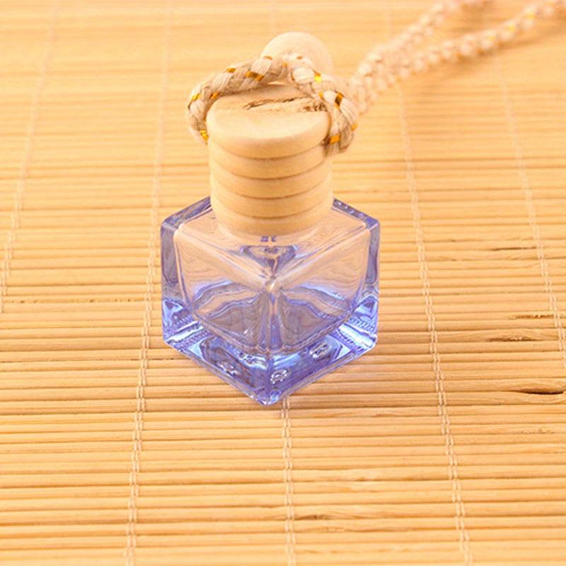 Car Hanging Glass Pendant Empty Bottle For Perfume Air Freshener