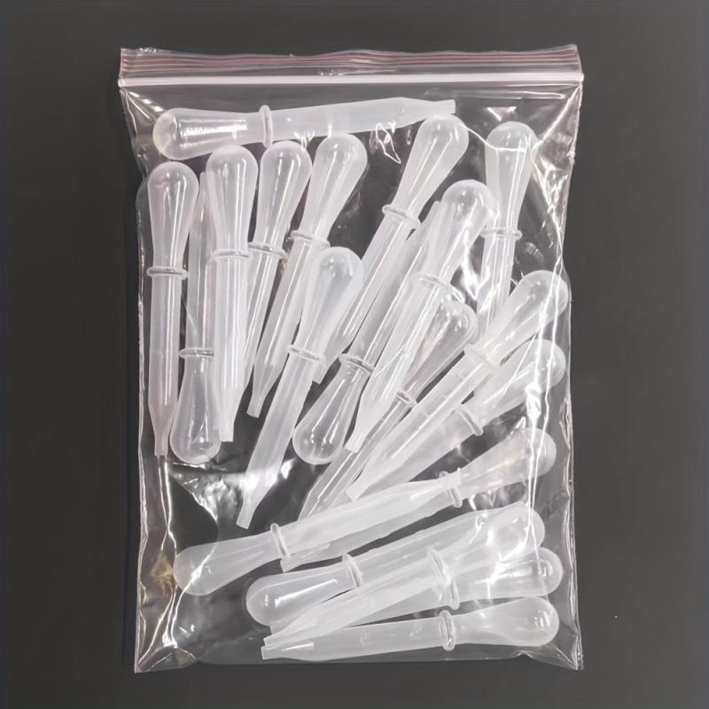 20pcs Disposable Plastic Transfer Pipettes 1.5ml Liquid Droppers Lab Science Art