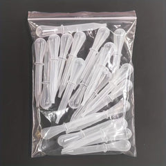20pcs Disposable Plastic Transfer Pipettes 1.5ml Liquid Droppers Lab Science Art