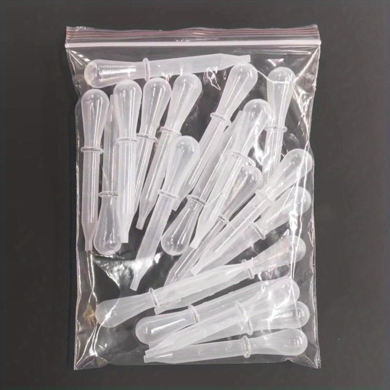 20pcs Disposable Plastic Transfer Pipettes 1.5ml Liquid Droppers Lab Science Art