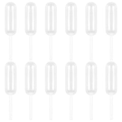100PCS Plastic Squeeze Transfer Pipettes Mini Straws Liquid Transfer Pipettes