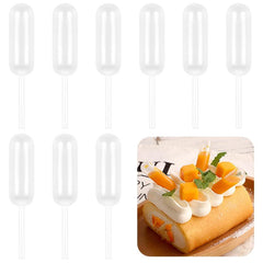 100PCS Plastic Squeeze Transfer Pipettes Mini Straws Liquid Transfer Pipettes