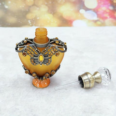 10ML Portable Perfume Bottle Heart Shaped Rhinestone Makeup Essential