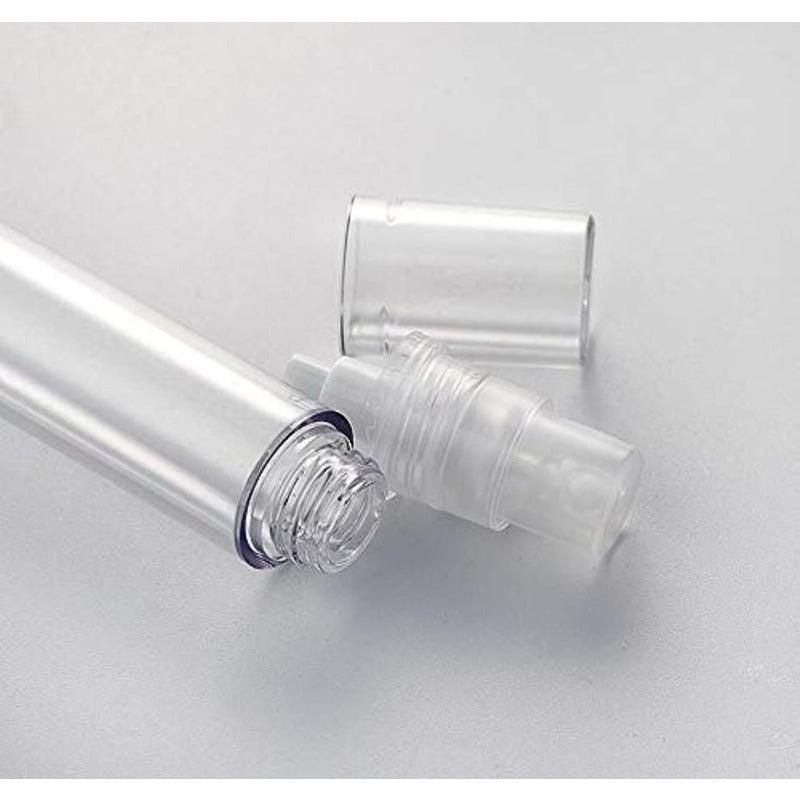 6Pcs 15ml Airless Lotion Bottles Portable Travel Clear Refillable Vacuum Pump