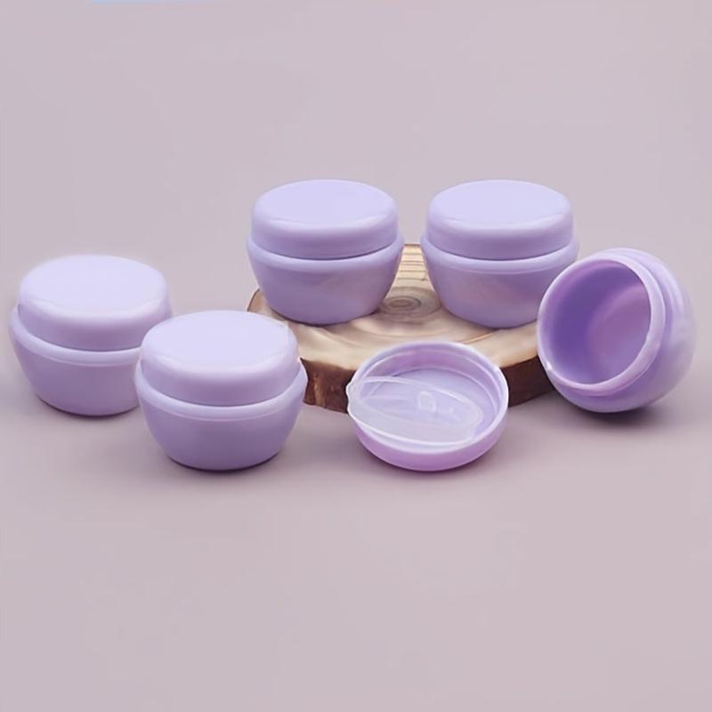 Travel Cream Jars with Lids for Toiletries Salves Lotion - Set of 5