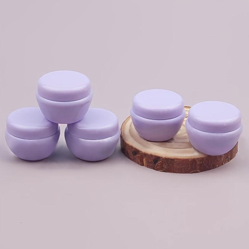Travel Cream Jars with Lids for Toiletries Salves Lotion - Set of 5