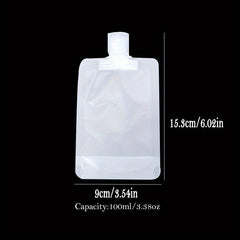 Travel Makeup & Skincare Packing Bag 30ml 50ml 100ml