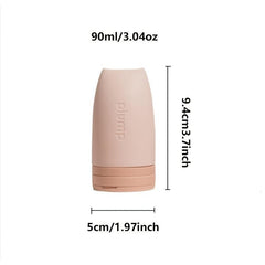 1pc Silicone Travel Bottle Leak Proof for Toiletries Squeezable