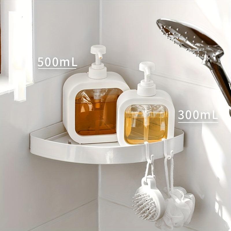 Clear Plastic Lotion Dispenser Pump Bottle, 300ml 500ml