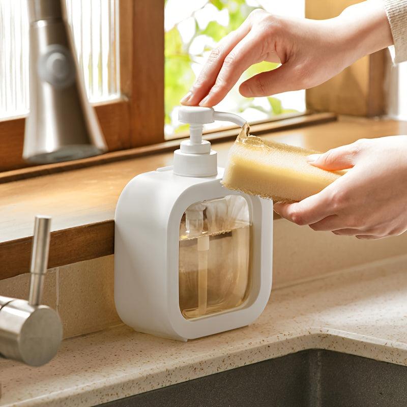Clear Hand Sanitizer Dispenser Bottle Household Soap Shampoo Container