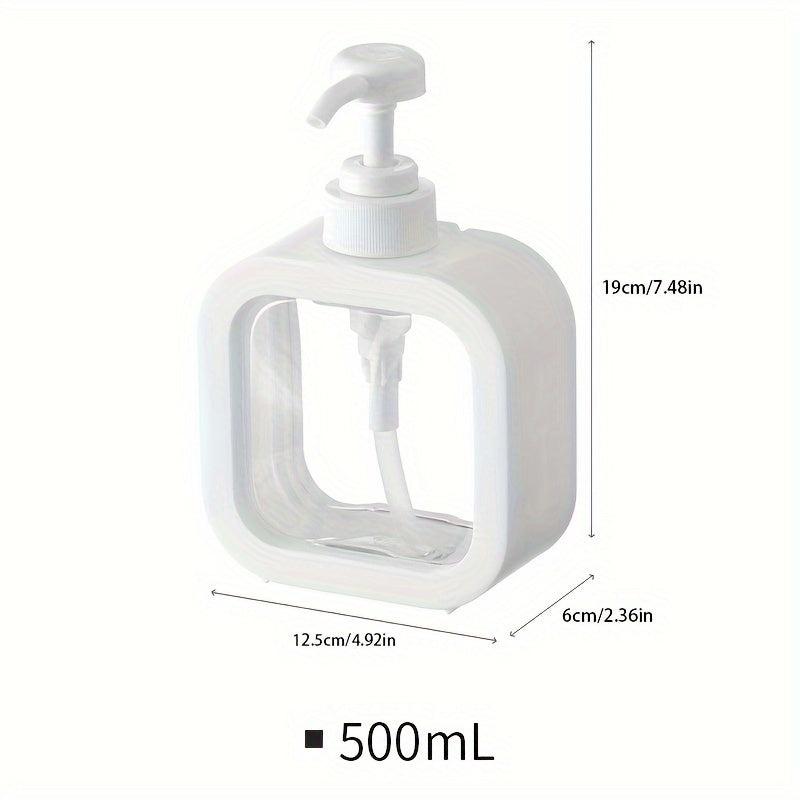 Clear Hand Sanitizer Dispenser Bottle Household Soap Shampoo Container