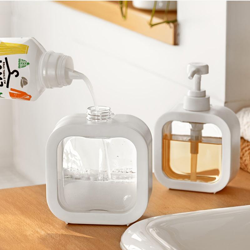 Clear Hand Sanitizer Dispenser Bottle Household Soap Shampoo Container