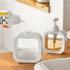 Clear Hand Sanitizer Dispenser Bottle Household Soap Shampoo Container