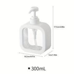 Clear Hand Sanitizer Dispenser Bottle Household Soap Shampoo Container