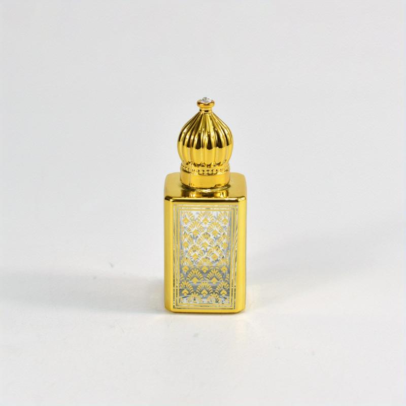 15ml Vintage Roller Bottle Crown Cap Empty Perfume Essential Oil