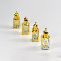 15ml Vintage Roller Bottle Crown Cap Empty Perfume Essential Oil