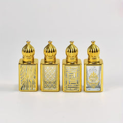 15ml Vintage Roller Bottle Crown Cap Empty Perfume Essential Oil